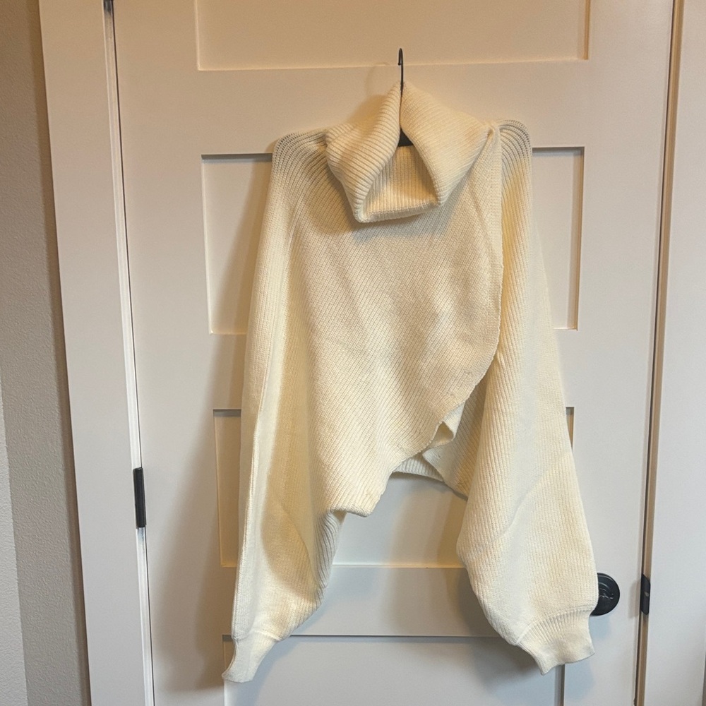 Elan Off-White Turtleneck Sweater - Picture 2 of 6